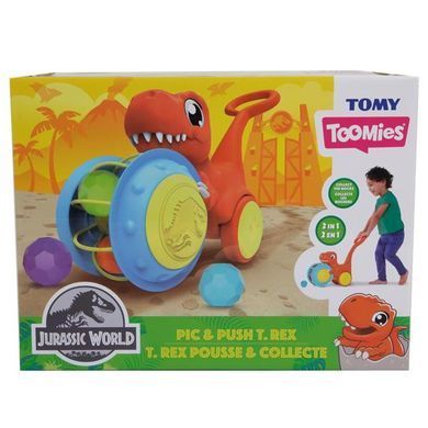 Каталка Toomies Jurassic World Динозавр із кульками (E73254C) dt_14167 фото