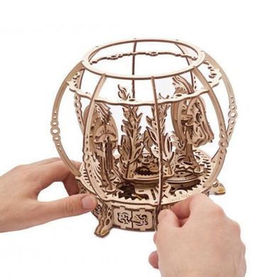 Деревянный механический 3D конструктор Ugears Аквариум (70155) dt_93623 фото