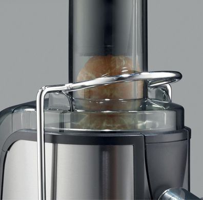 Gorenje Соковитискач відцентрований 800Вт, чаша-1.1л, жмих-1.5л, жолоб на ціле яблуко, пластик/метал, чорний (376355) JC805EII фото
