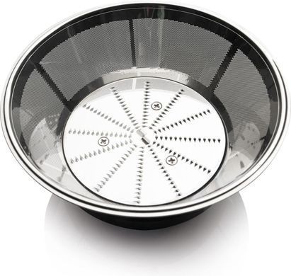 Gorenje Соковитискач відцентрований 800Вт, чаша-1.1л, жмих-1.5л, жолоб на ціле яблуко, пластик/метал, чорний (376355) JC805EII фото