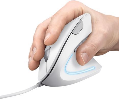 Trust Миша Verto Ergonomic, USB-A, Білий (370561) 25133_TRUST фото