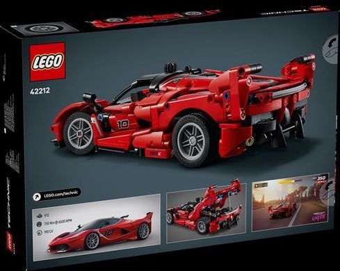 Конструктор LEGO Technic Ferrari FXX K 897 деталей (42212)
