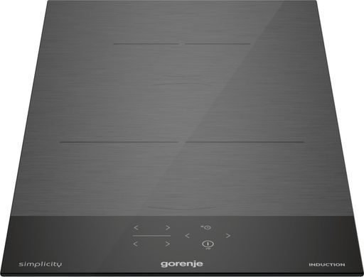 Gorenje Варильна поверхня індукційна, 30см, Доміно, PowerBoost, поєднання конфорок, чорний (374038) GI3201SYBSC фото