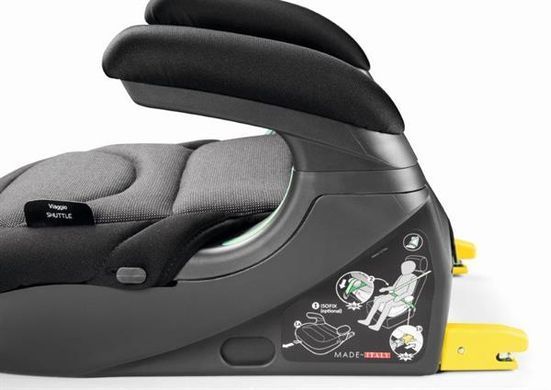 Автокрісло-бустер Peg-Perego Viaggio Shuttle Isofix чорний (IMVS040000DP53DX13) dt_97068 фото