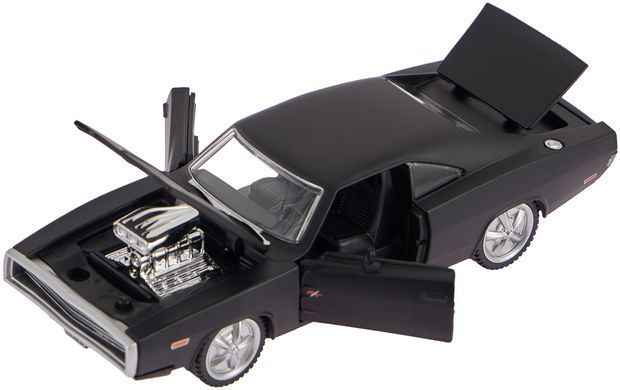 Машинка Rastar 1970 Dodge Charger R/T 1:36 Чорний