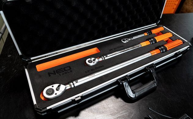 Набор динамометрических ключей Neo Tools 08-845 1/4", 3/8", 1/2" 3 шт. 08-845 фото