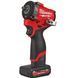 Гайковерт акумуляторний безщітковий 3/8'' MILWAUKEE, M12 FCIWF38G3-502X, 745Нм, з кільцем (зарядний пристрій С12 С, 2 акумулятор 4933493452