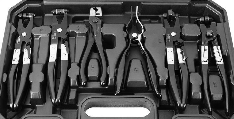 Набір інструментів Neo Tools 11-228 для роботи з проводами, шлангами та хомутами. 11-228 фото