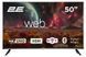 Телевізор 50" 2E LED 4K 60Hz Smart WebOS Black (387407) 2E-50A07KW