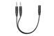 Гарнітура ПК моно On-ear 2E CH12 mini-jack, omni-mic, 1.2м, чорний (337806) 2E-CH12MJ