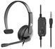 Гарнітура ПК моно On-ear 2E CH12 mini-jack, omni-mic, 1.2м, чорний (337806) 2E-CH12MJ