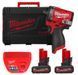 Гайковерт акумуляторний безщітковий 3/8'' MILWAUKEE, M12 FCIWF38G3-502X, 745Нм, з кільцем (зарядний пристрій С12 С, 2 акумулятор 4933493452