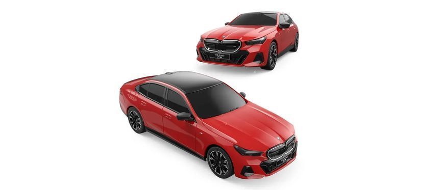 Машинка на радиоуправлении BMW i5 1:24 красная