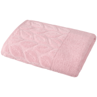 Текстиль банний SOHO Рушник 50*90 бавовна 100% Leaves Pink