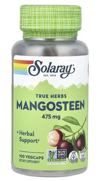 Мангостин Solaray, True Herbs 475 мг, 100 капсул