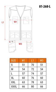 Жилет рабочий Neo Tools 81-268 HD Slim L