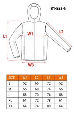 Куртка Neo Tools 81-553-S, Softshell, Водонепроникна