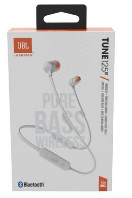 Навушники JBL TUNE 125BT (JBLT125BTWHT) White (6687657) JBLT125BTWHT фото