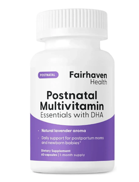 Постнатальные витамины из ДГК, Postnatal Multivitamin Essentials with DHA - 60 caps