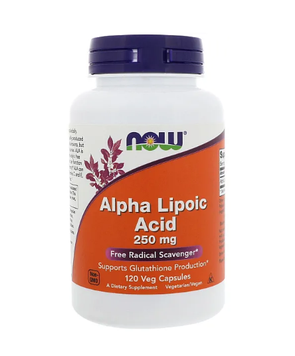 Альфа-ліпоєва кислота (Alpha-lipoic acid) 250 мг 120 капсул