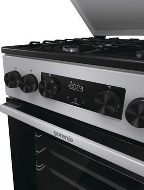 Gorenje Плита комби, 70л, 50x60см, дисплей, IconLed,эмалированные, нерж GK5C43SH фото