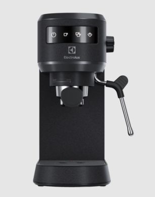 Кофеварка рожковая Electrolux 1л, молотая, ручной капуч, LED-дисплей, подогрев чашек, черный (366281) E6EC1-6BST фото