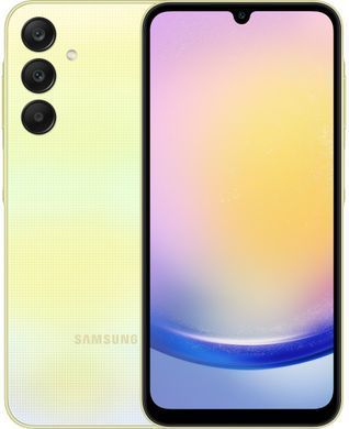 Samsung Смартфон Galaxy A25 5G (A255) 6.5" 8/256ГБ, 2SIM, 5000мА&bull;год, жовтий (374553) SM-A256BZYHEUC фото