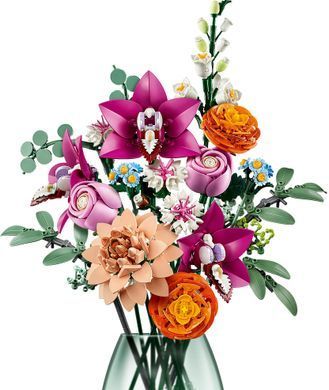 Конструктор LEGO Botanicals Милий рожевий букет квітів (391674)
