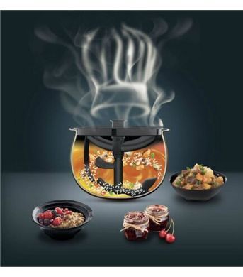 Мультиварка Tefal MultiCook&Stir, 1200Вт, чаша-5л, электронное управл., пластик, черно-бронзовый RK905A34 фото