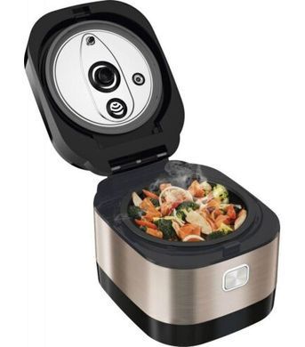 Мультиварка Tefal MultiCook&Stir, 1200Вт, чаша-5л, электронное управл., пластик, черно-бронзовый RK905A34 фото