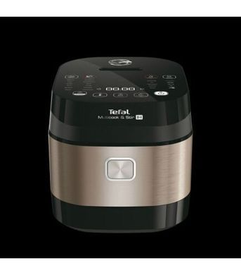 Мультиварка Tefal MultiCook&Stir, 1200Вт, чаша-5л, электронное управл., пластик, черно-бронзовый RK905A34 фото