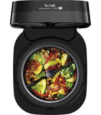 Мультиварка Tefal MultiCook&Stir, 1200Вт, чаша-5л, электронное управл., пластик, черно-бронзовый RK905A34 фото