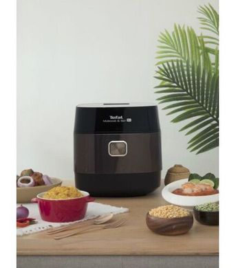 Мультиварка Tefal MultiCook&Stir, 1200Вт, чаша-5л, электронное управл., пластик, черно-бронзовый RK905A34 фото