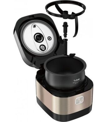 Мультиварка Tefal MultiCook&Stir, 1200Вт, чаша-5л, электронное управл., пластик, черно-бронзовый RK905A34 фото