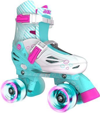 Роликовые коньки Neon Combo Skates Бирюзовый (Размер 34-37)