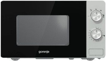 Мікрохвильова піч Gorenje, 20л, мех. керув., 800Вт, сріблястий (391693) MO20E1S фото