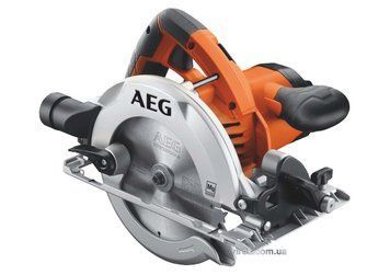 Пила дискова мережева AEG : 1.2 кВт, диск &Oslash;=165/20 мм, нахил- 50&deg;, глибина- 54 мм, в сумці DW KS55-2 фото