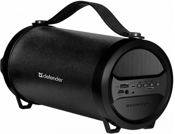 Портативна акустика DEFENDER (65124)G24 10Вт, FM/microSD/USB, чорний 65124 фото