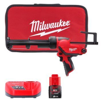 Пістолет для герметиків акумуляторний MILWAUKEE, M12 PCG/310C-201B 4933441655 фото