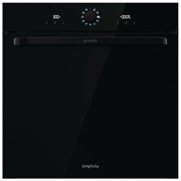 Gorenje Духовой шкаф электрический, 77л, A, пар, дисплей, макс.темпер.-300, черный BOS6737SYB фото