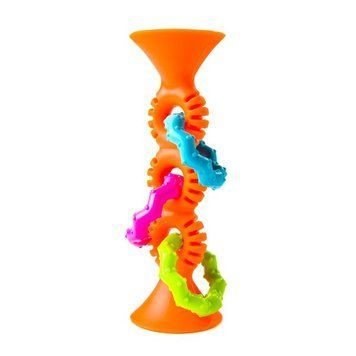 Прорезыватель-погремушка на присосках Fat Brain Toys pipSquigz Loops оранжевый (F165ML) dt_13634 фото