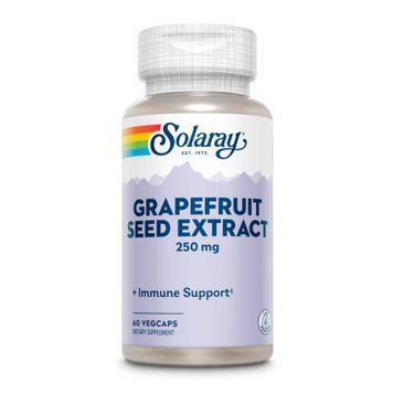 Экстракт семян грейпфрута Solaray Grapefruit Seed Extract 250 мг 60 вегетарианских капсул