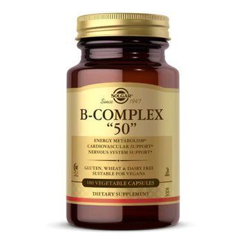 Комплекс витаминов В-50 Solgar (B-Complex) 100 капсул
