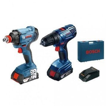 Набір акумуляторного інструменту Bosch GSR 180-Li + GDX 180-Li 06019G5222 06019G5222 фото