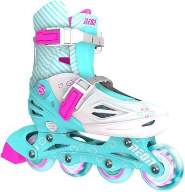 Роликовые коньки Neon Combo Skates Бирюзовый (Размер 34-37)