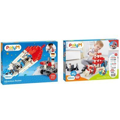 Конструктор PolyM Пригодницька ракета 138 деталей (760025) dt_12947 фото