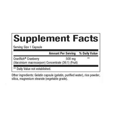 CranRich 500mg - 90 caps Natural Factors