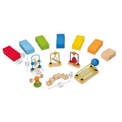 Динамический конструктор Hape Эффект домино 107 эл. (E1042) dt_12181 фото