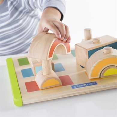 Дерев'яний сортер Guidecraft Manipulatives Чергування та поєднання (G6735) dt_2183 фото