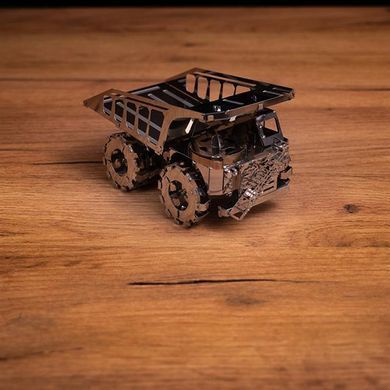 Колекційна модель-конструктор Metal Time Quarry Transporter Кар'єрний самоскид механічний (MT014) dt_96315 фото